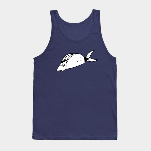 Fish Taco Tank Top by ElliotLouisArt